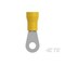 Te Connectivity Ring Terminal, 3/8 in Stud Size, 4 AWG, 600 V, Vinyl Insulated, Yellow 52266-1 - alternate 2